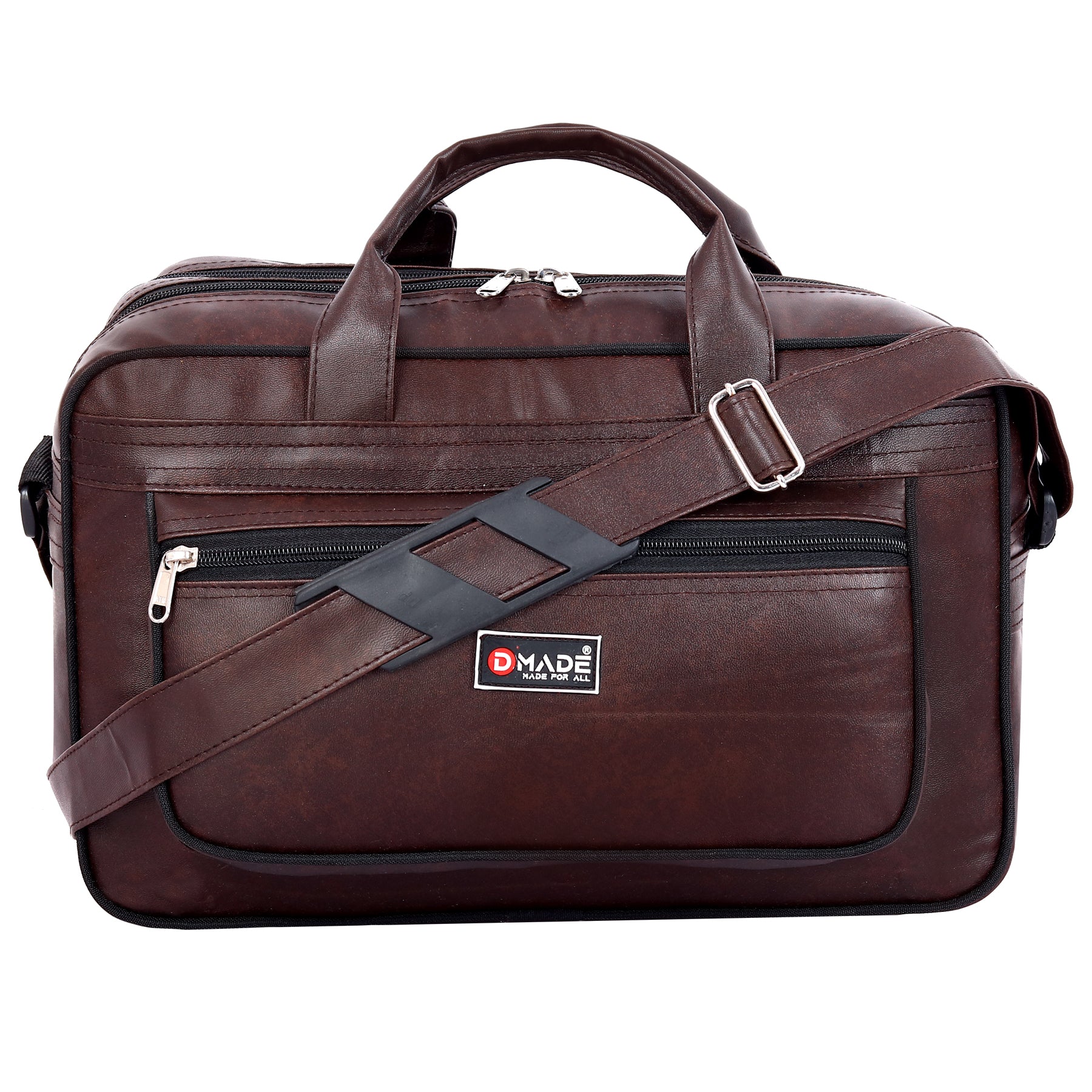 DMADE Brown Durable Office Bags for Daily Use | Professional Laptop & Business Bags