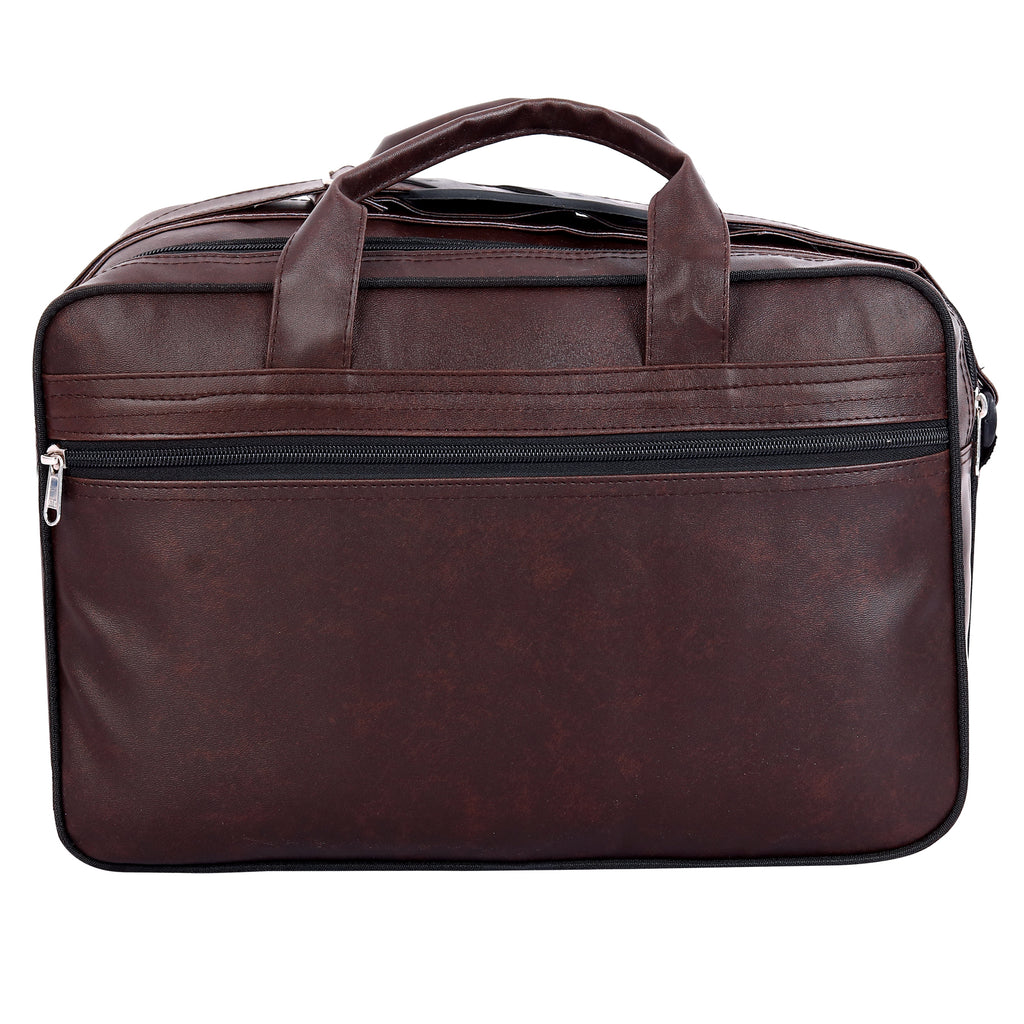 DMADE Brown Durable Office Bags for Daily Use | Professional Laptop & Business Bags