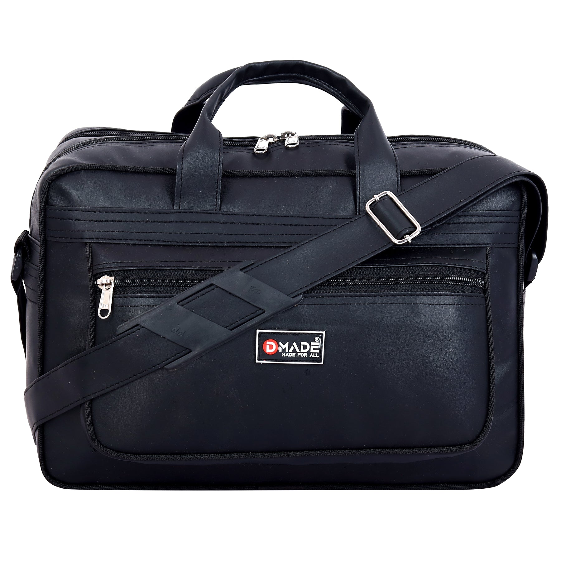 DMADE Black Durable Office Bags for Daily Use | Professional Laptop & Business Bags