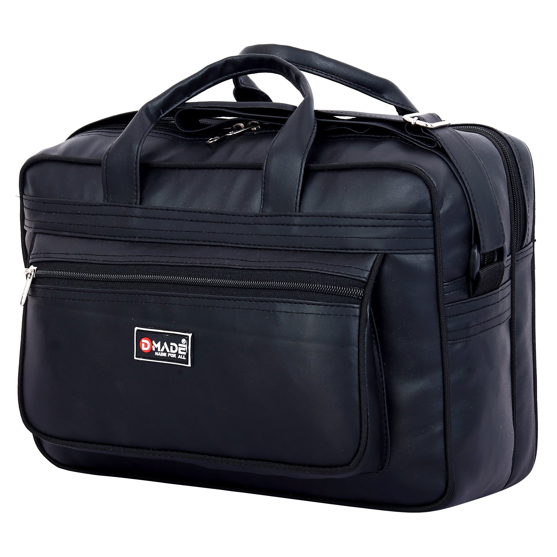 DMADE Black Durable Office Bags for Daily Use | Professional Laptop & Business Bags