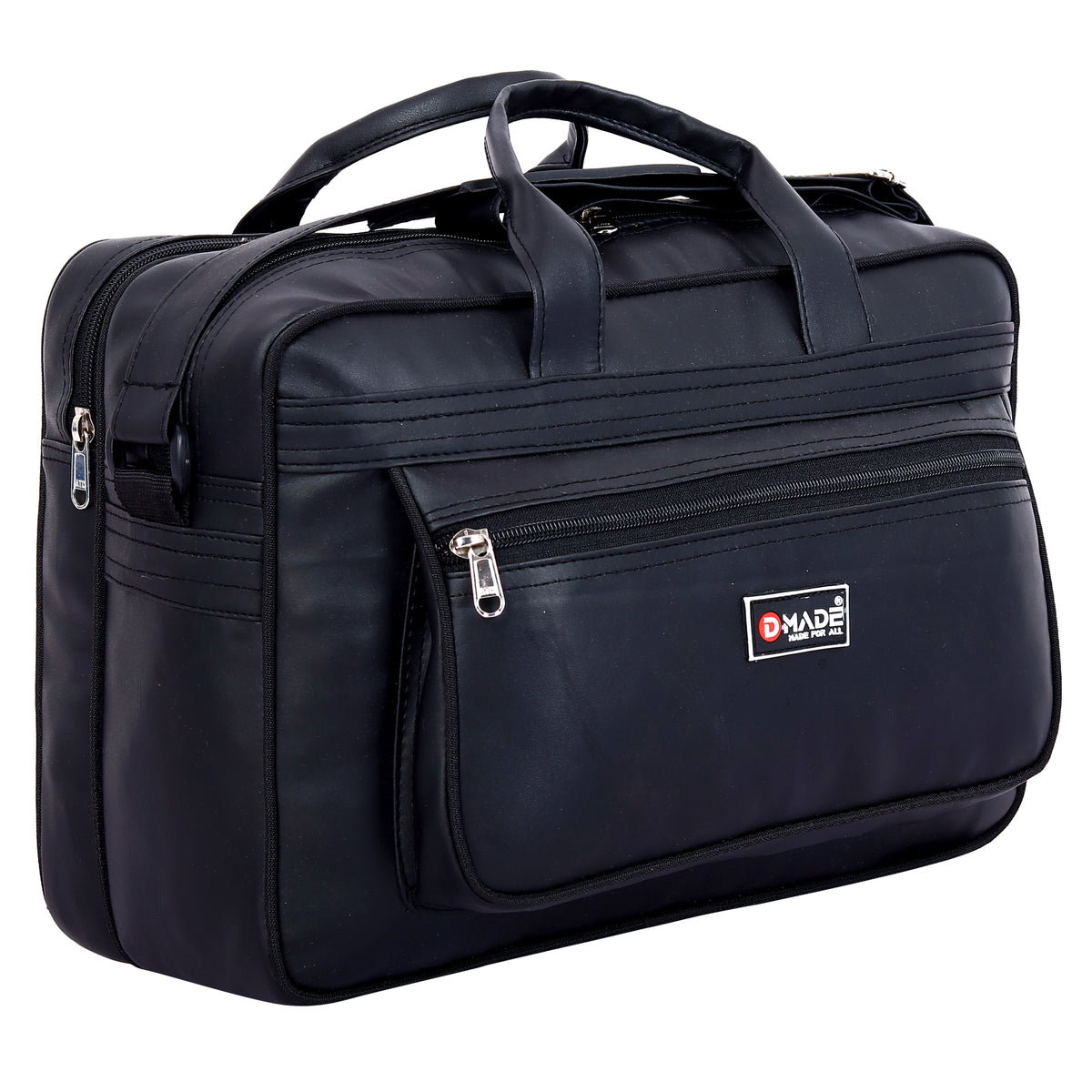 DMADE Black Durable Office Bags for Daily Use | Professional Laptop & Business Bags
