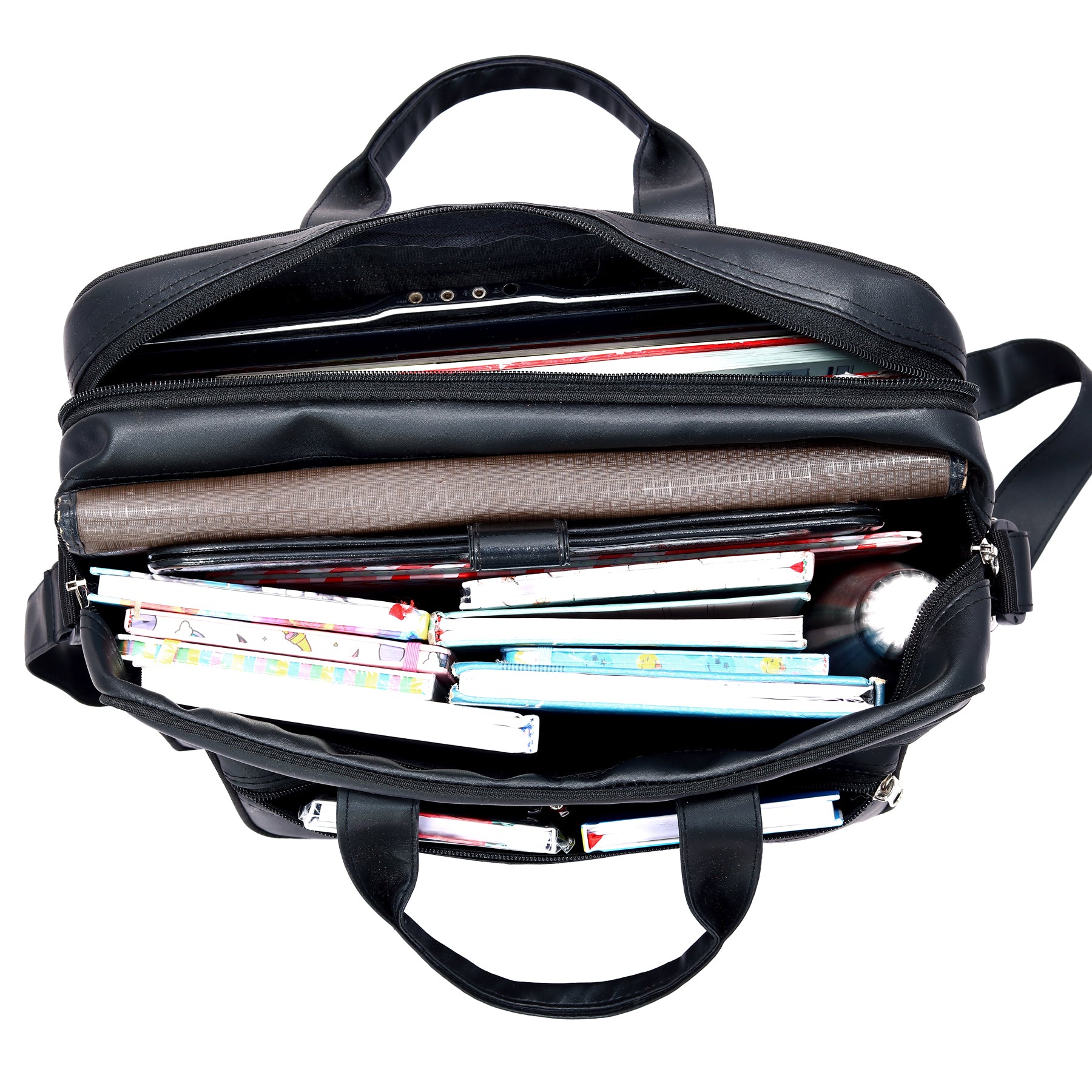 DMADE Black Durable Office Bags for Daily Use | Professional Laptop & Business Bags