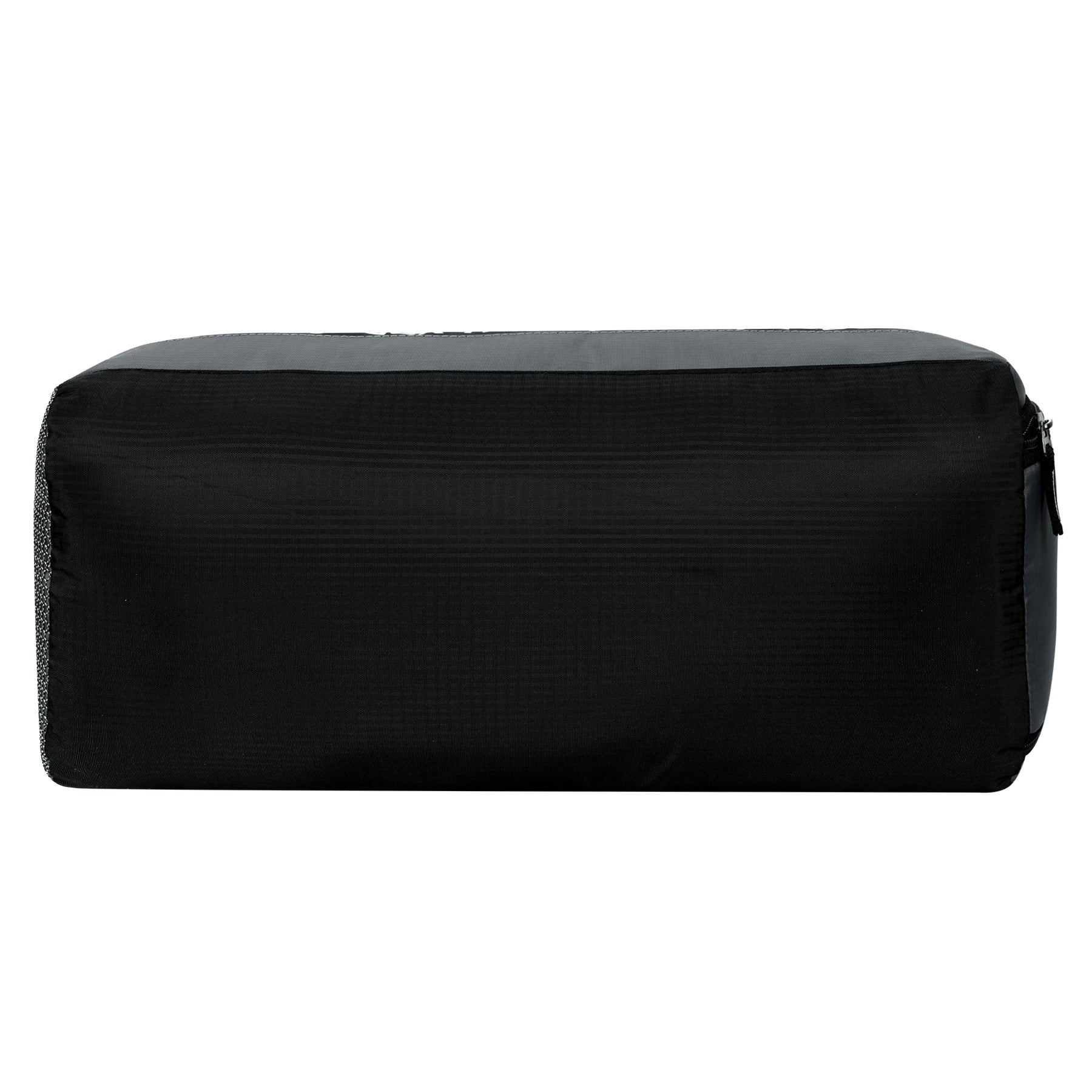 DMADE Grey and Black Fitness Duffel Bag with Shoe Storage & Motivational Print for Men & Women