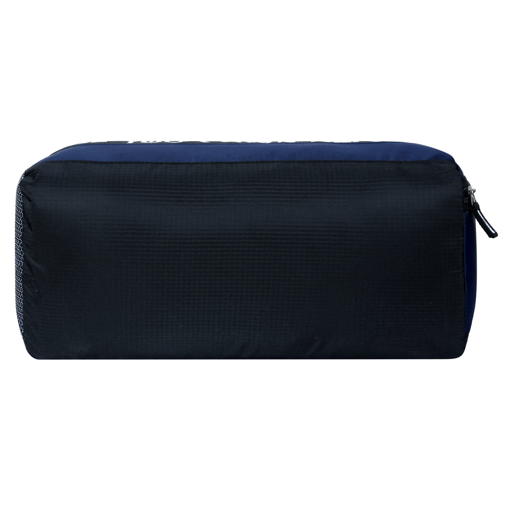 DMADE Blue Gym Bag with Motivational Quotes & Separate Shoe Compartment