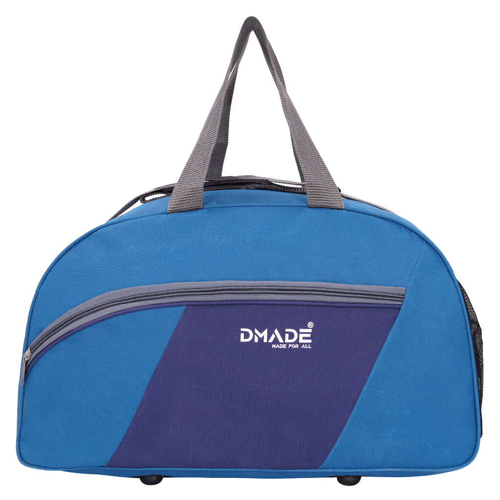 DMADE Stylish Sky Blue Travel Duffel Bag for Men & Women | Lightweight Gym, Weekend & Carry-On Bag