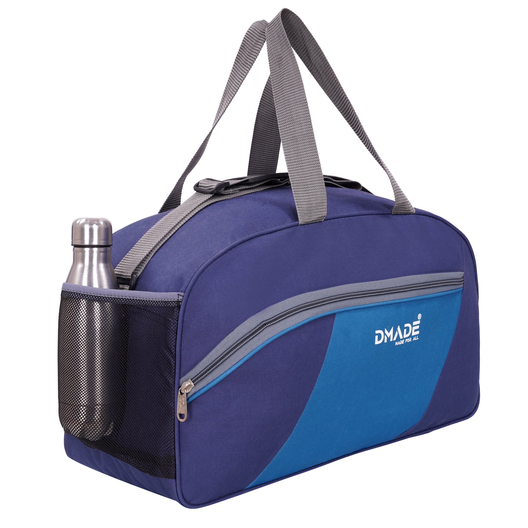 DMADE Stylish Navy Blue Travel Duffel Bag for Men & Women | Lightweight Gym, Weekend & Carry-On Bag