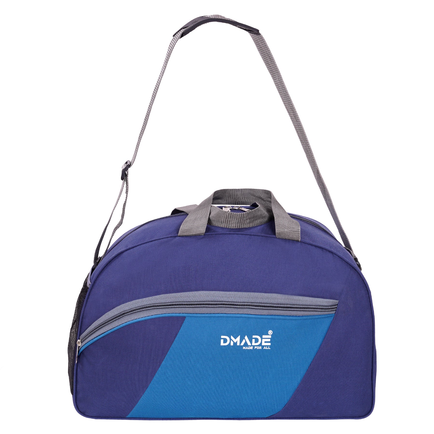DMADE Stylish Navy Blue Travel Duffel Bag for Men & Women | Lightweight Gym, Weekend & Carry-On Bag