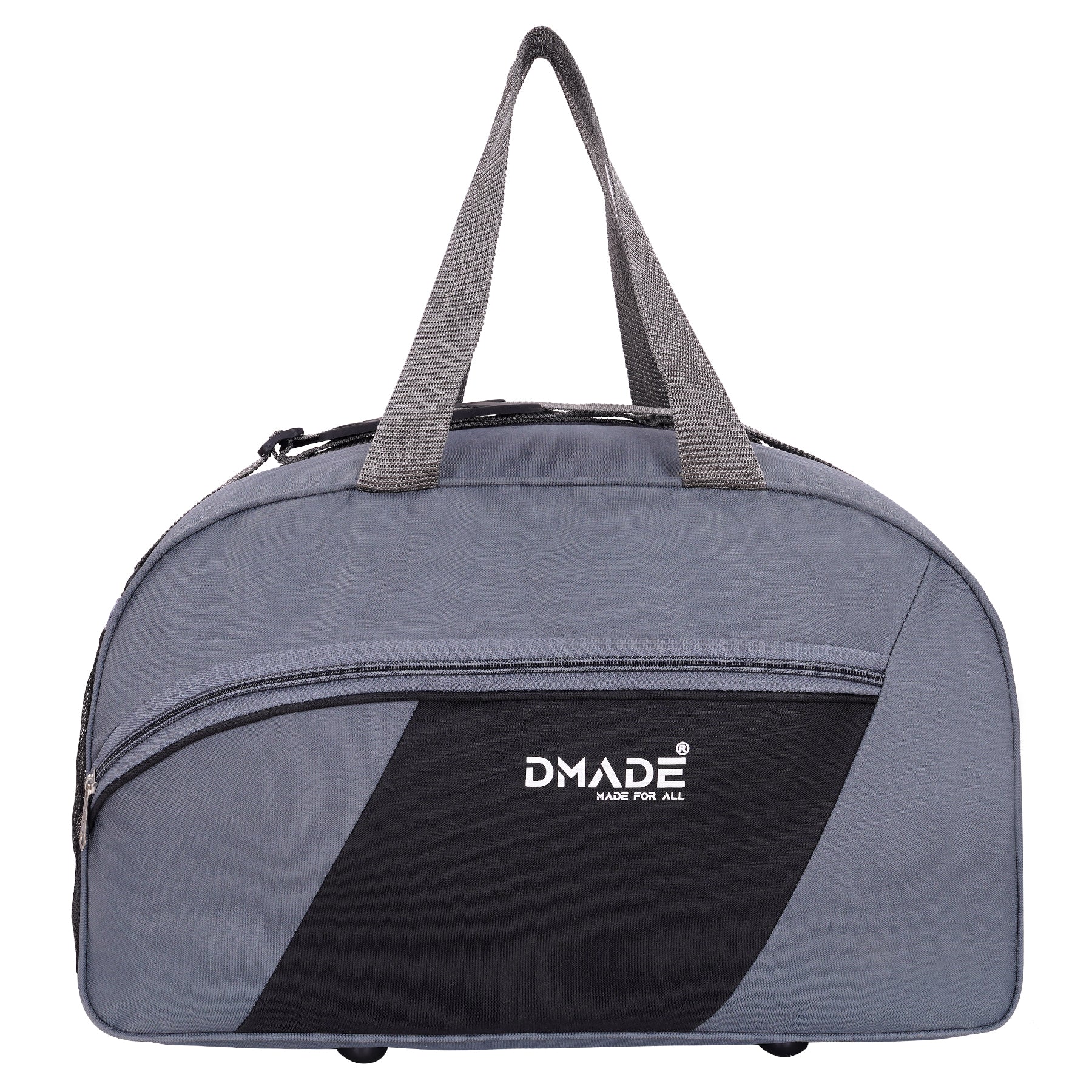 DMADE Stylish Grey Travel Duffel Bag for Men & Women | Lightweight Gym, Weekend & Carry-On Bag