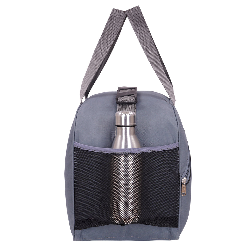 DMADE Stylish Grey Travel Duffel Bag for Men & Women | Lightweight Gym, Weekend & Carry-On Bag