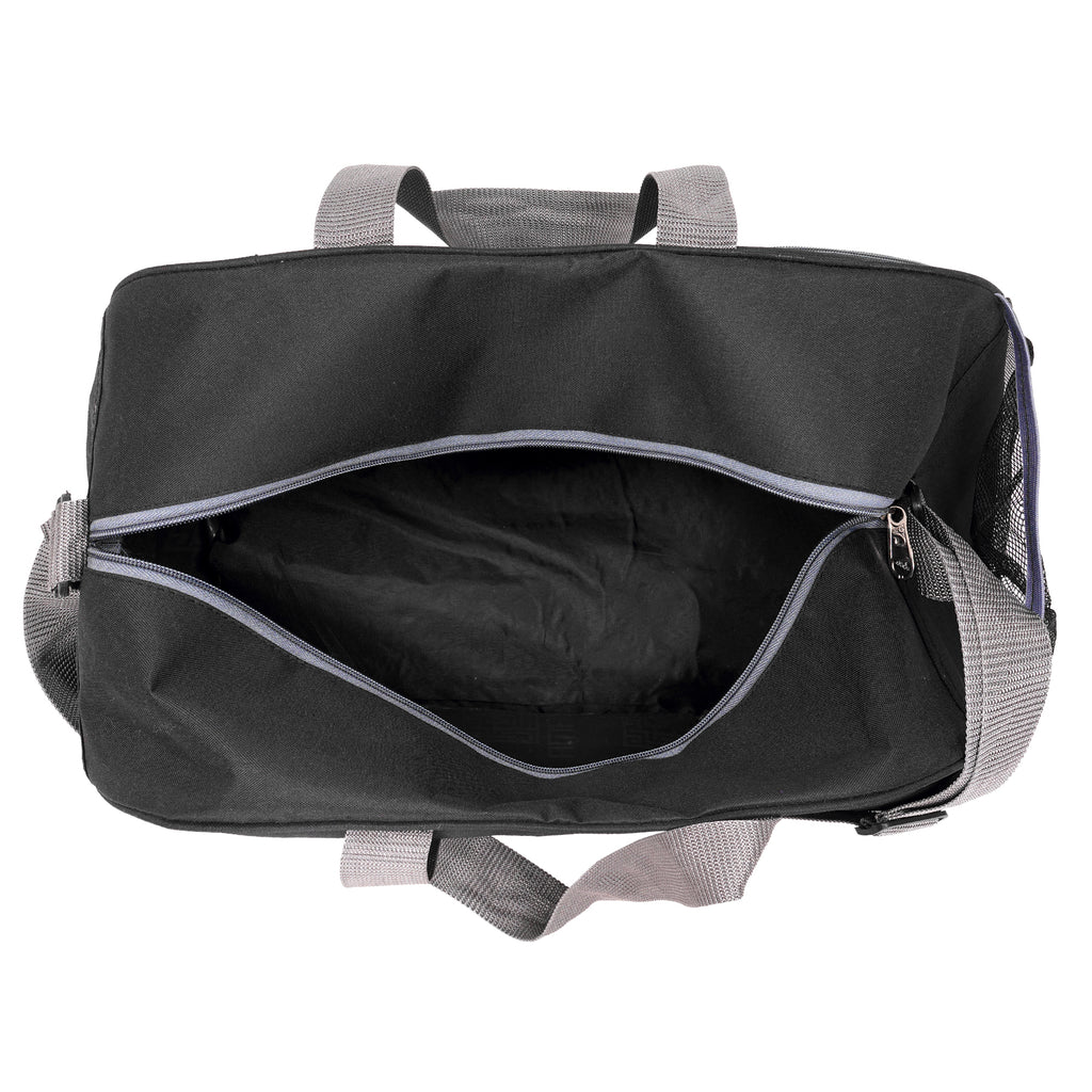 DMADE Stylish Black Travel Duffel Bag for Men & Women | Lightweight Gym, Weekend & Carry-On Bag